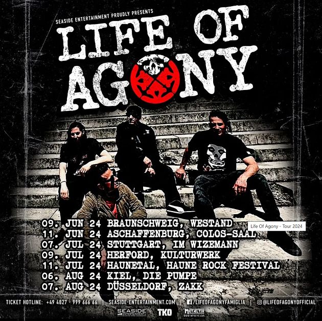 life of agony tour2024