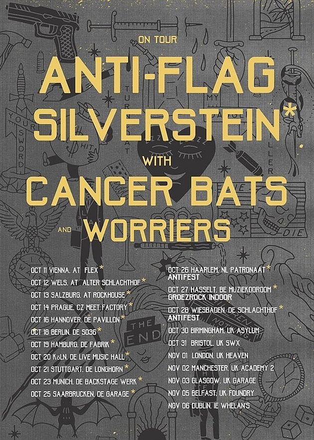antiflag silverstein tour2018