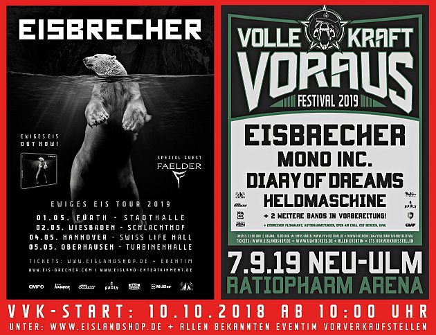 eisbrecher tour2019 vkv2019 flyer