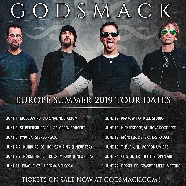godsmack summertour2019