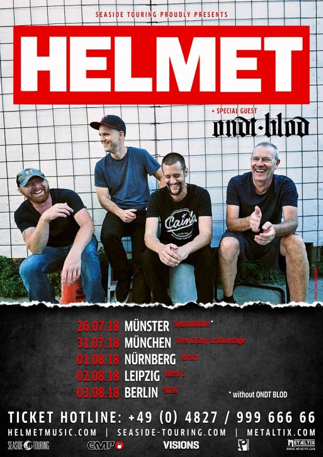 helmet tour2018 poster