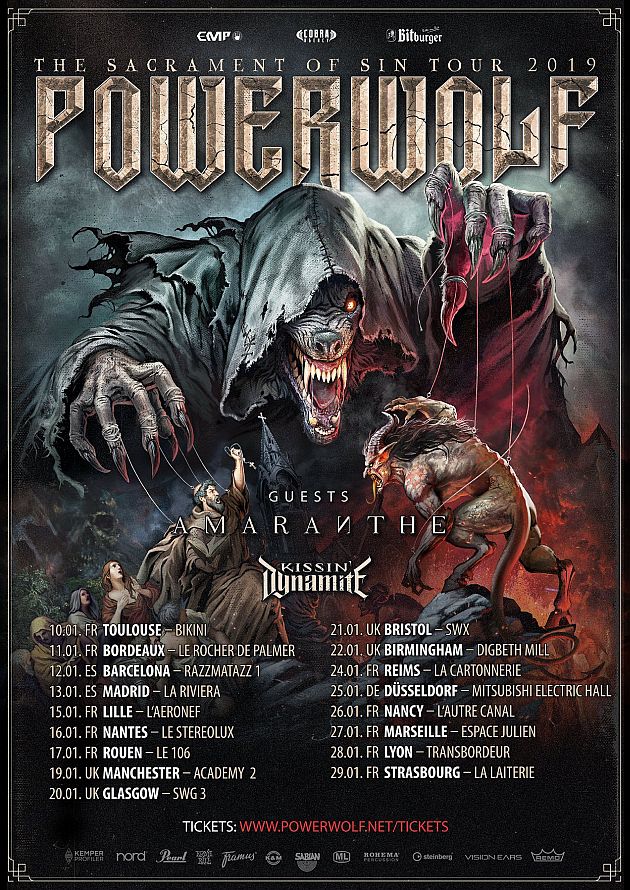 powerwolf tour2018