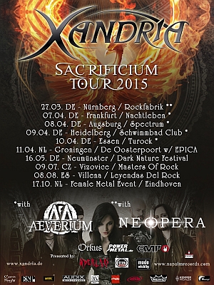 xandria tour2015