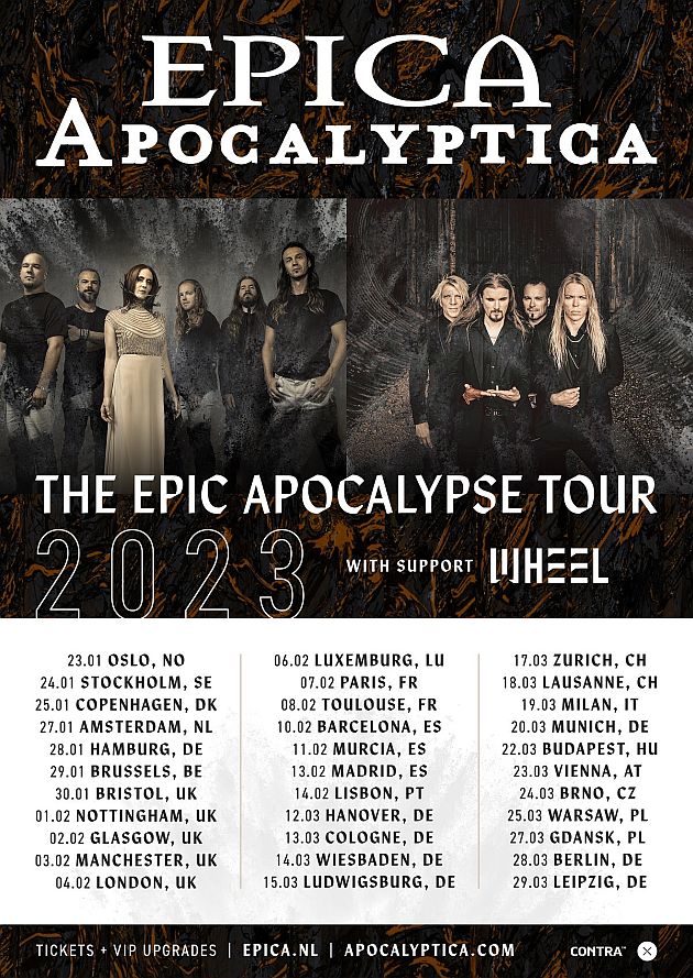 epica apocalyptica tour2023