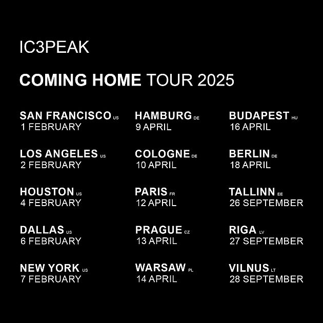 IC3PEAK tour2025