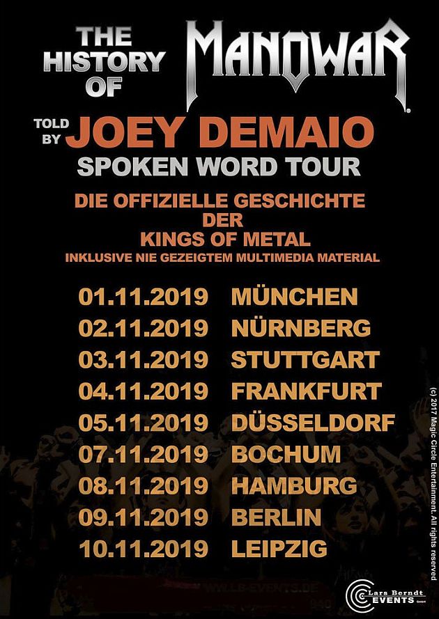 JoeyDeMaio spokenwordtour2019