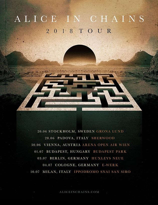 aliceinchains 2018europetourposter