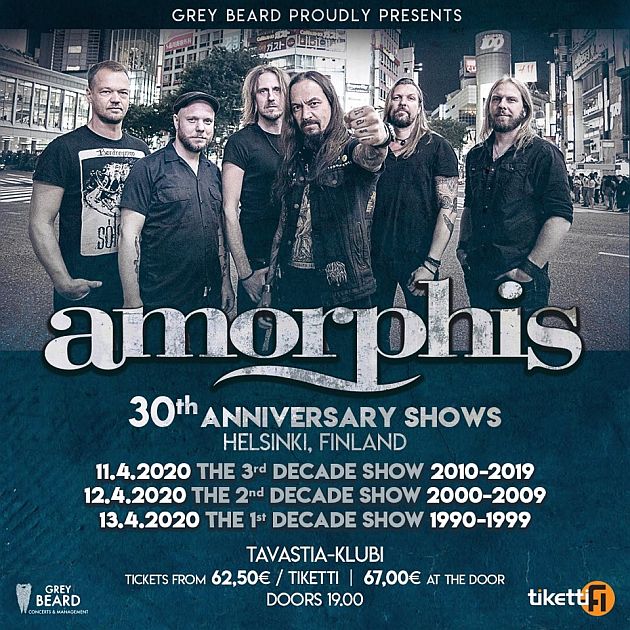 amorphis 30th helsinki