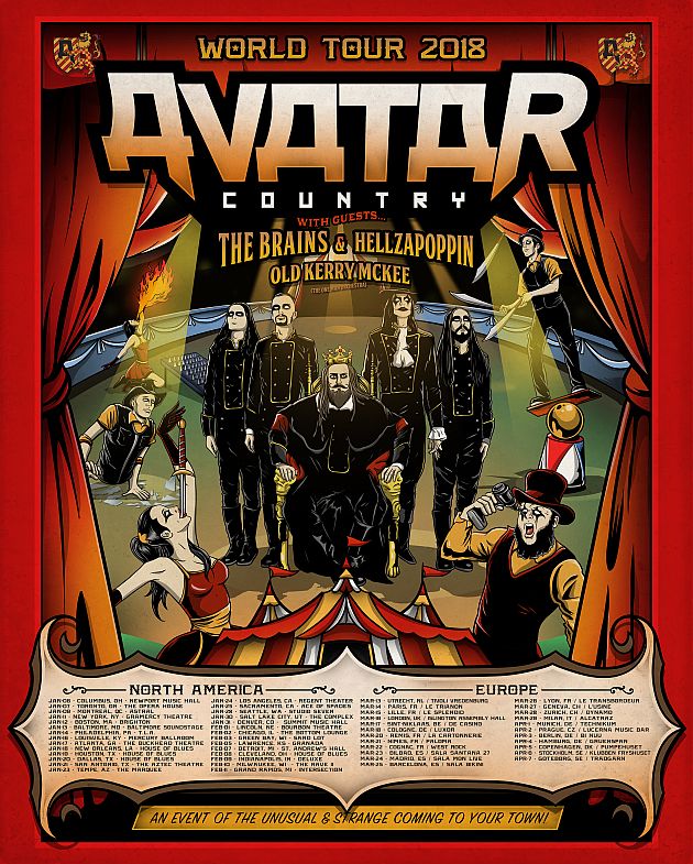 avatar tour2018