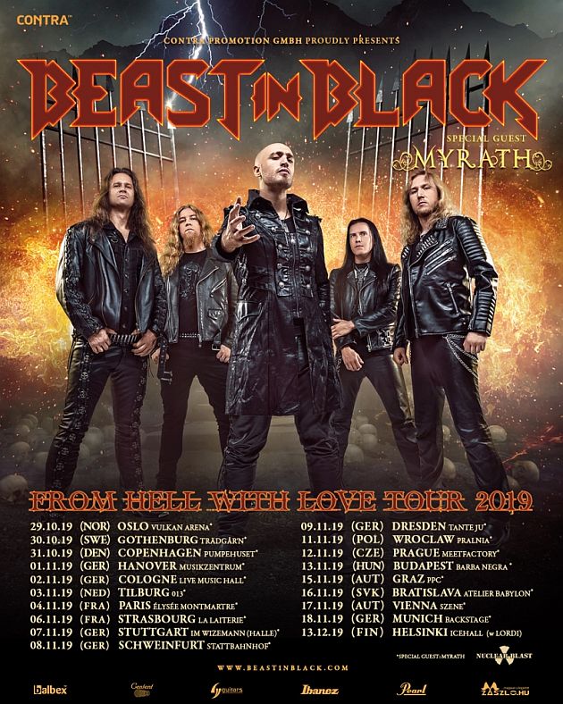 beastinblack tour2019