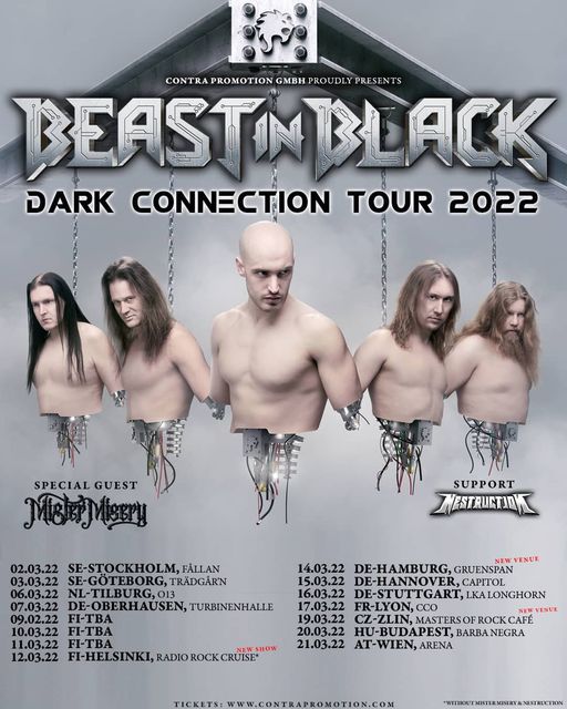 beastinblack tour2022