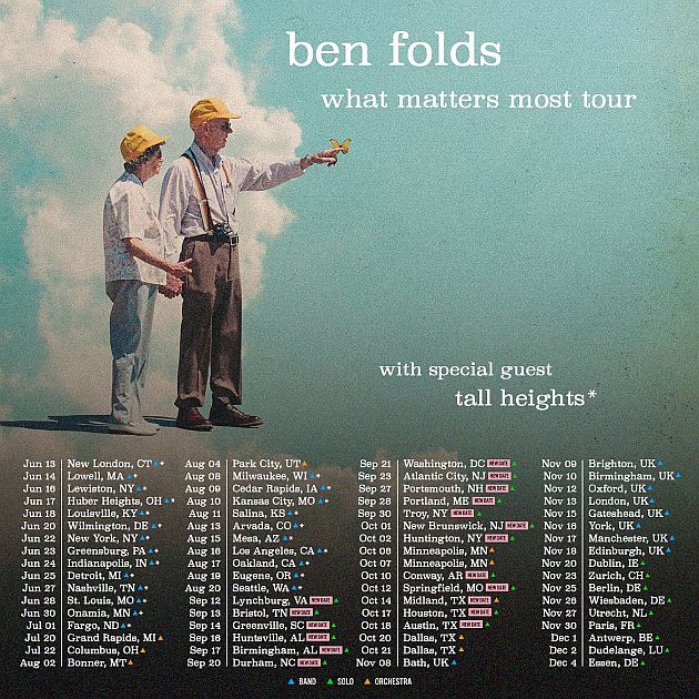 benfolds tour2023