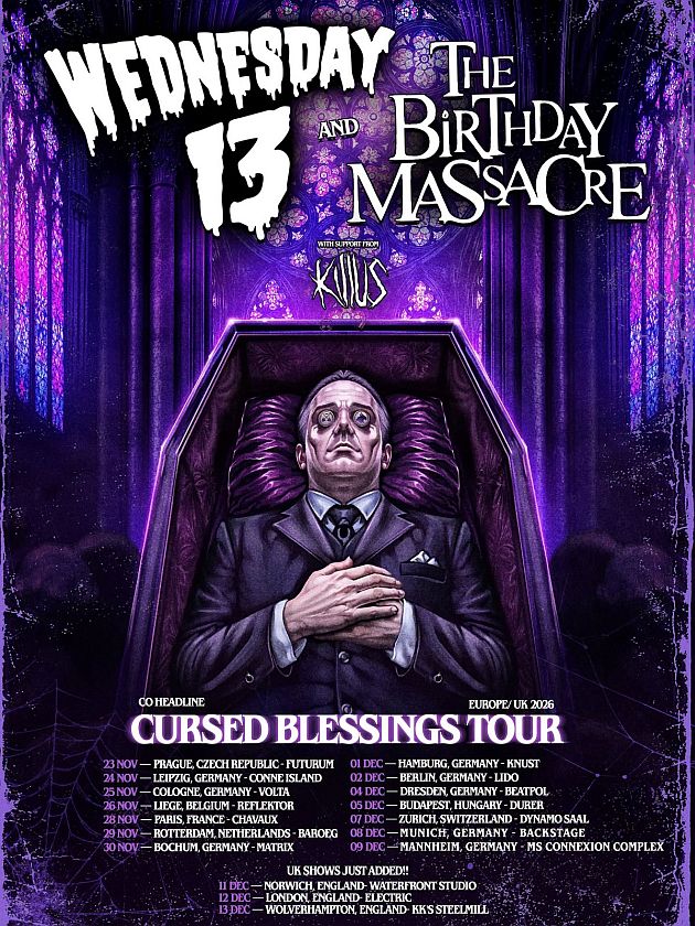 birthday massacre wednesday13 tour2026