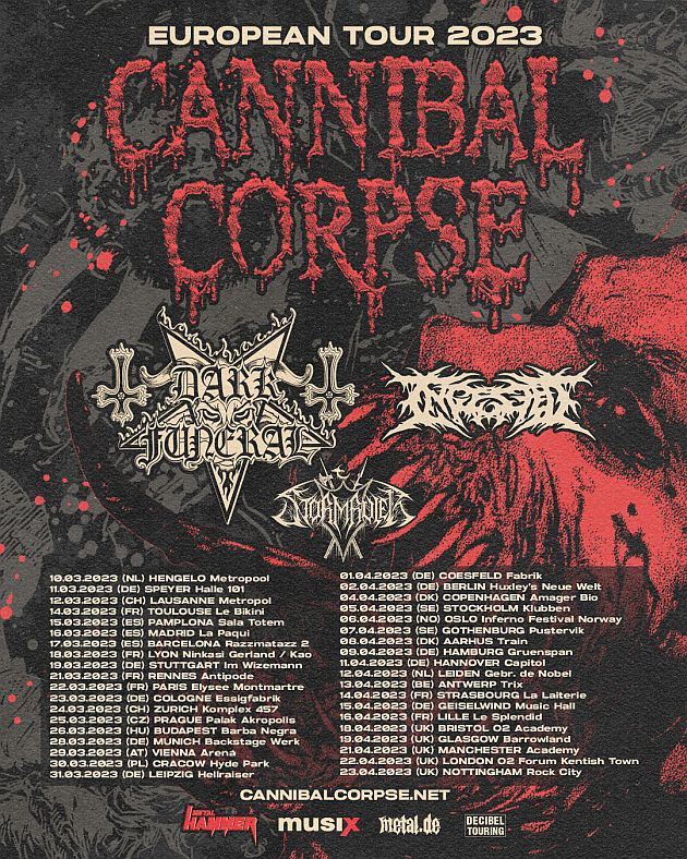 cannibalcorpse tour2023