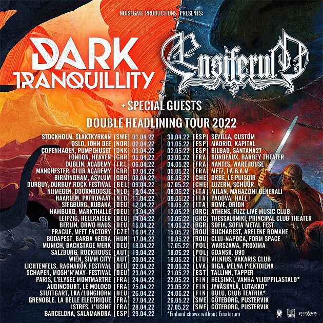 darktranquility tour2022