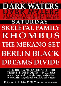 darkwatersfestival2013 lineup saturday