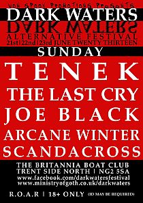 darkwatersfestival2013 lineup sunday