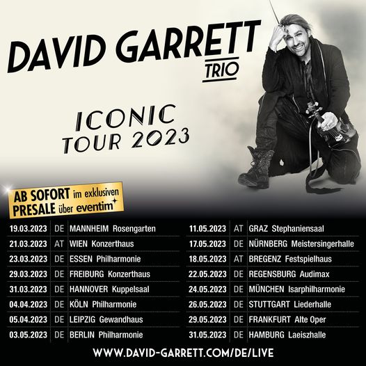 davidgarrett iconictour2023