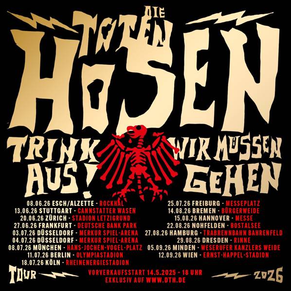 die toten hosen tour2026