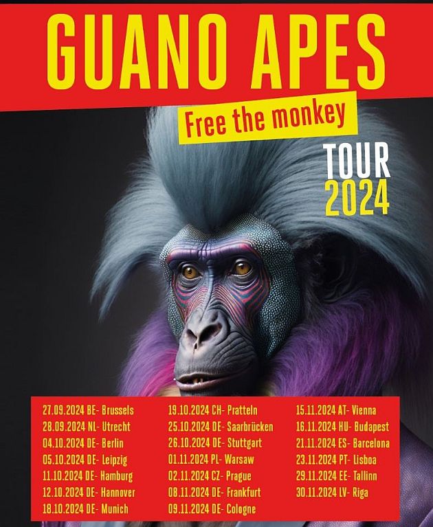 guano apes tour2024