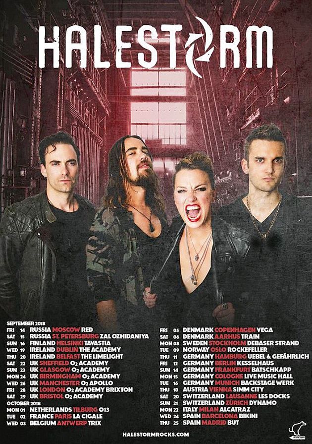 halestorm europe2018