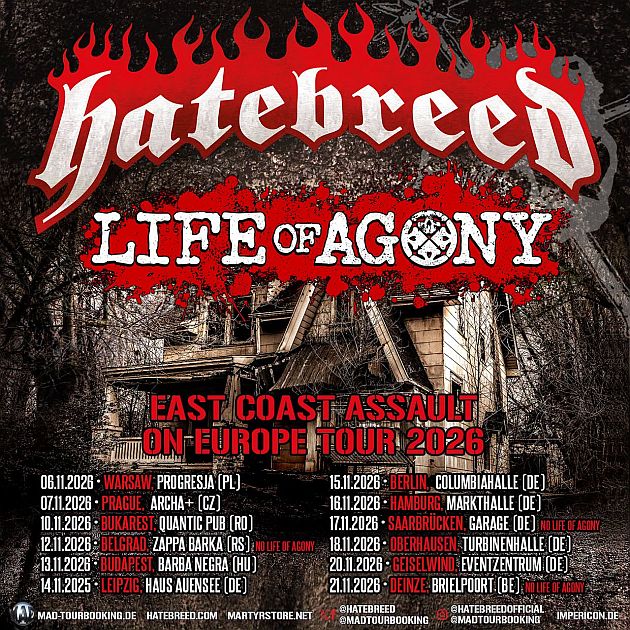 hatebreed tour2026