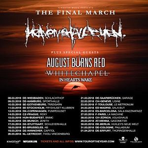 heavenshallburn tour2018