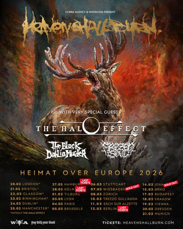 heaven shall burn tour2026