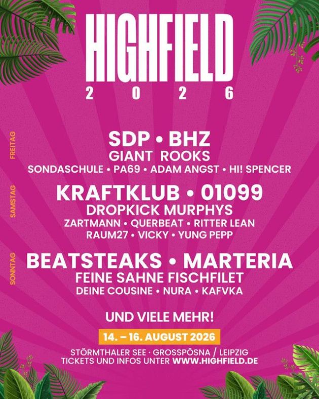 highfield 2026 flyer
