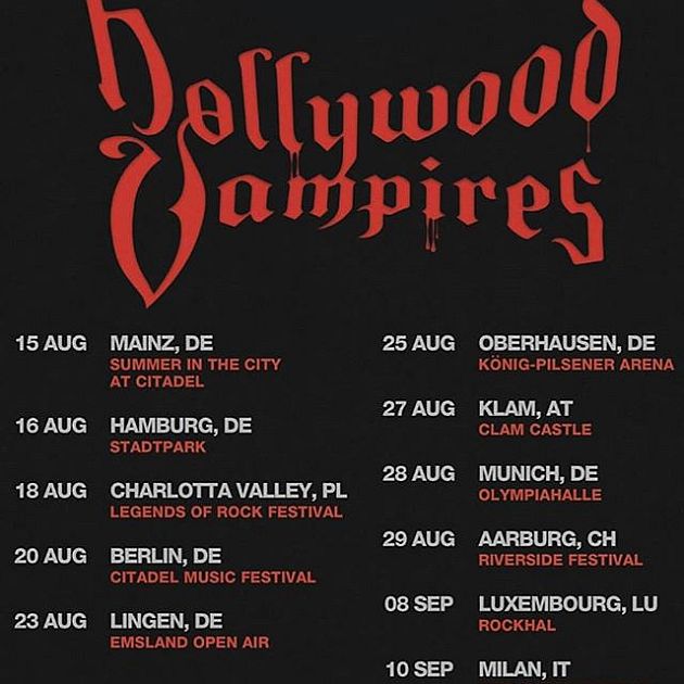 vampires tour