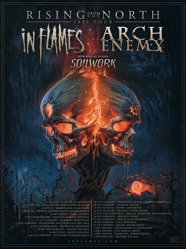 in flames tour2024