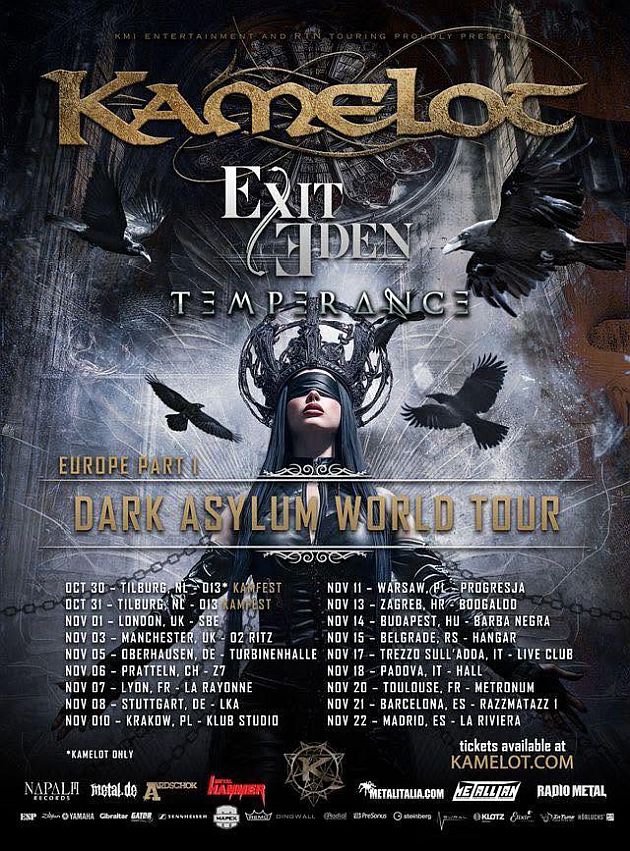 kamelot tour2026