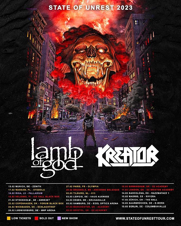 kreator lambofgod tour2023