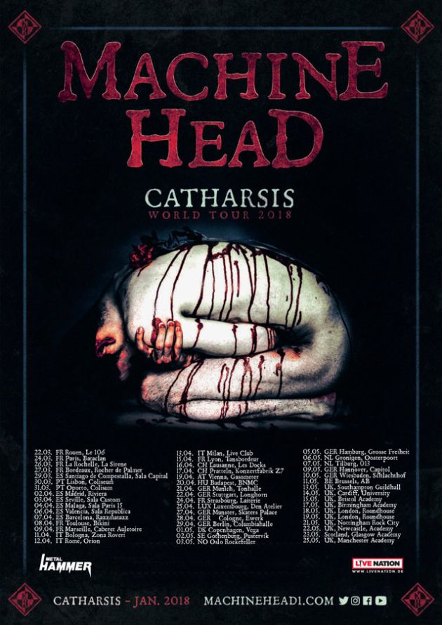 machinehead worldtour2018