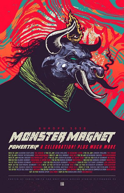 monster magnet tour 2023 deutschland