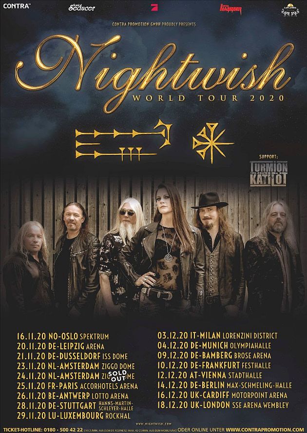 nightwish europe2020