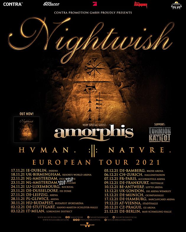 nightwish europe2021