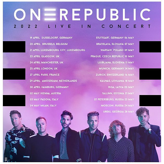 onerepublic tour2022