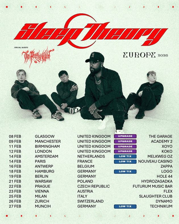 sleep theory tour2026