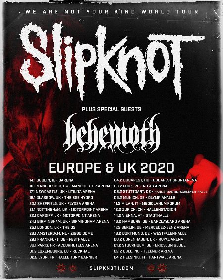 slipknot europe2020