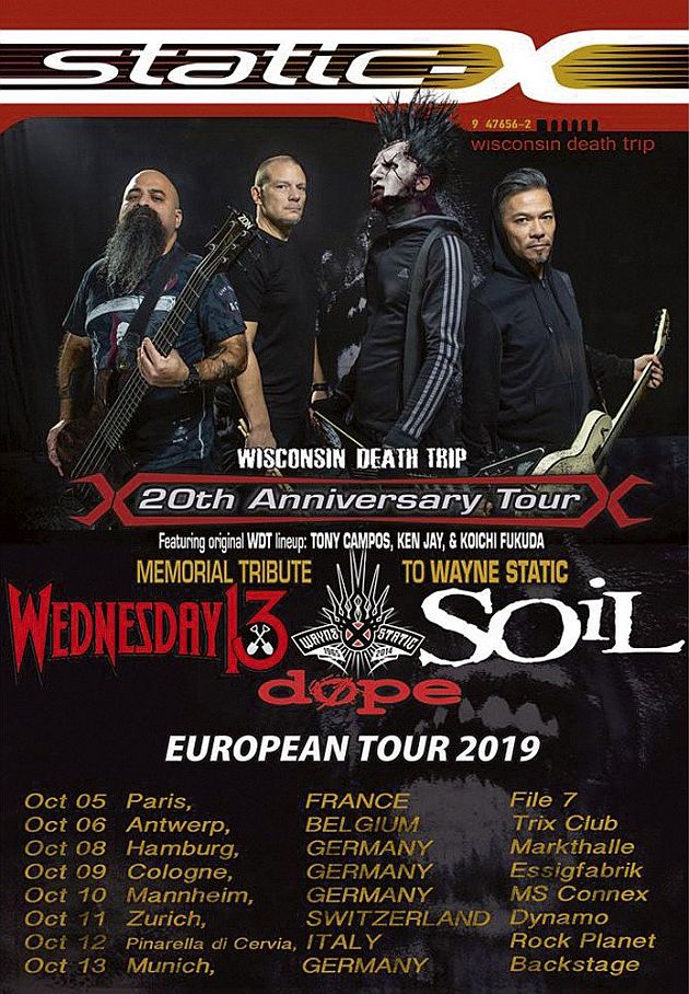 staticx tour2019