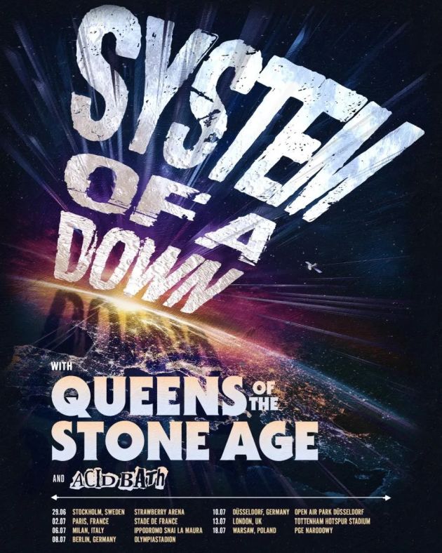 system of a down tour2026