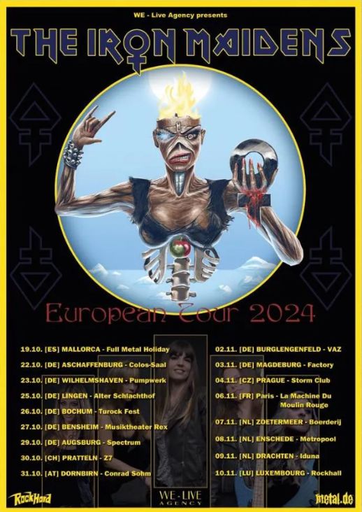 the Iron maidens tour2024