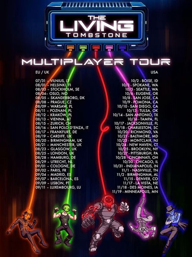 the living tombstone tour2026