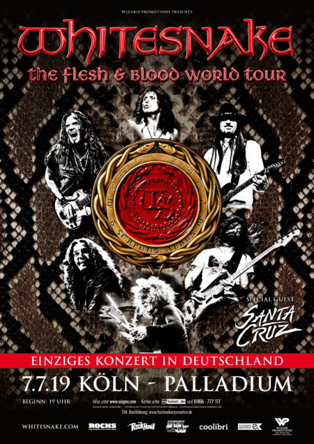 whitesnake cologne2019