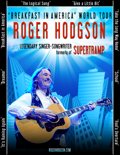 RogerHodgson BreakfastInAmericaWorldtour flyer