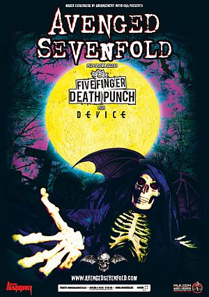 avengedsevenfold tourposter2013