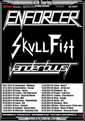 enforcer skullfist vanderbuyst tour2014