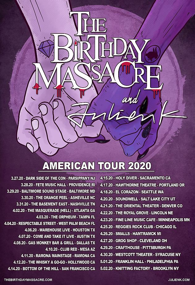 thebirthdaymassacre us tour2020