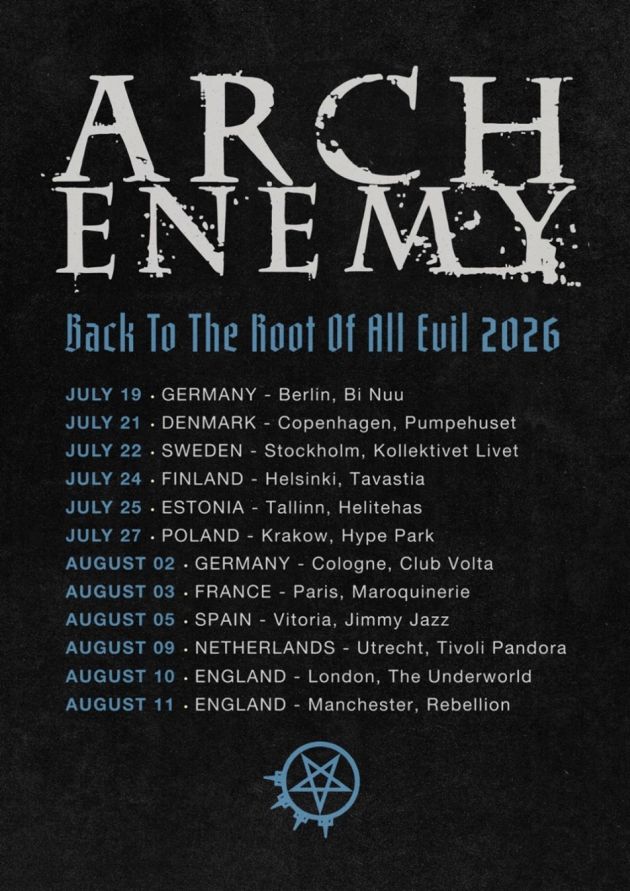 arch enemy tour2026